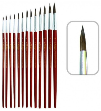 PINCELES N.12 VAN ORL.C/U RED