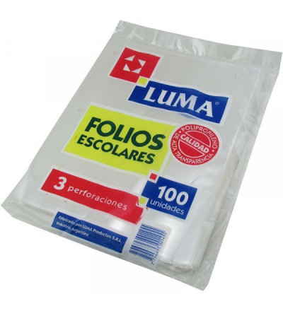 FOLIO EQUIPO COMERCIAL ESCOLAR X 100 UNIDADES