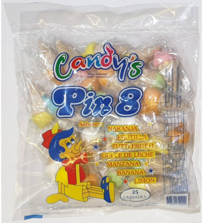 MALVAVISCO HELADITOS PIN8 CANDYS X 25 UNIDADES