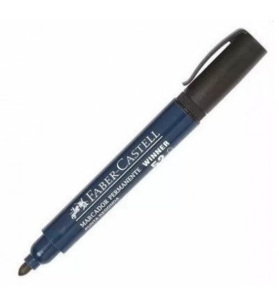 MARCADOR FABER 52 NEGRO POR UNIDAD