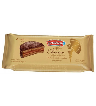 ALFAJOR TERRABUSI CLASICO X 6 UNIDADES