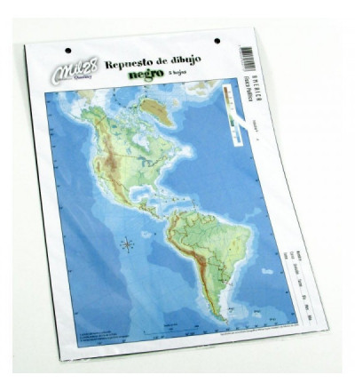 REPUESTO HOJAS DE DIBUJO MIL 28 N° 5 NEGRO