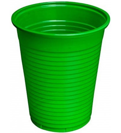 VASO 180 CC VERDE X 100 U