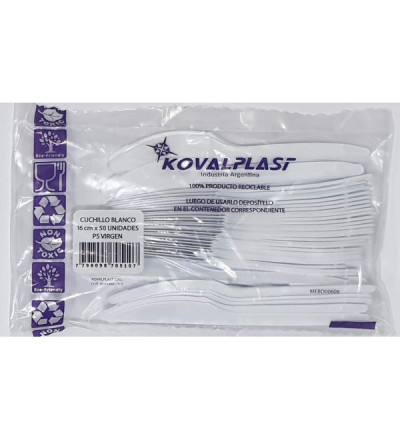 CUCHILLO X 50 KOVAL PLAST