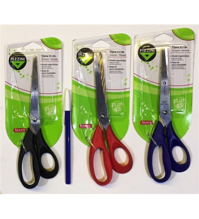 TIJERA PIZZINI 21 CM EN BLISTER