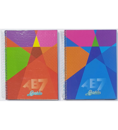 CUADERNO LAPRIDA AB7 21X27 60 HOJAS CUADRICULADO
