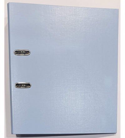 BIBLIORATO THE PEL A4 PASTEL CELESTE /