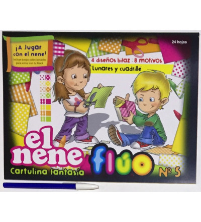 BLOCK DE DIBUJO EL NENE NRO 5 24 HOJAS FANT FL