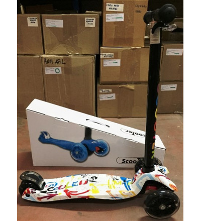 SCOOTER 3 RUEDAS GRAFF C/LUZ R