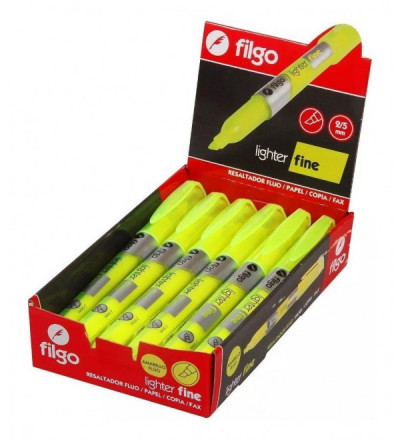 RESALTADOR FILGO FINO AMARILLO