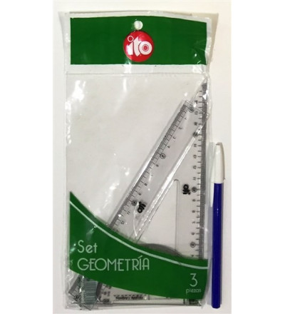 SET DE GEOMETRIA ITO X 3 PIEZAS