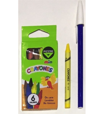 CRAYONES MIO X 6 UNIDADES
