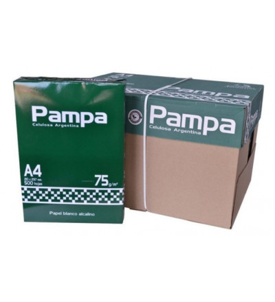 RESMA PAMPA A4 75G X 10 UNIDADES