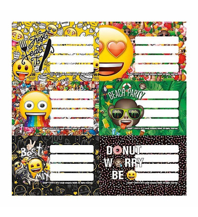 ROTULOS MOOVING X 12U EMOJI