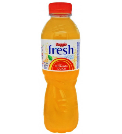 AGUA SABORIZADA BAGGIO FRESH NARANJA 600 CC