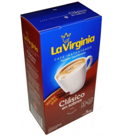 CAFE INSTANTANEO LA VIRGINIA CLASICO SOBRES X 36 /