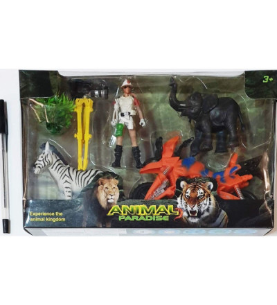 SET SAFARI ANIMAL CAJA CH 4355