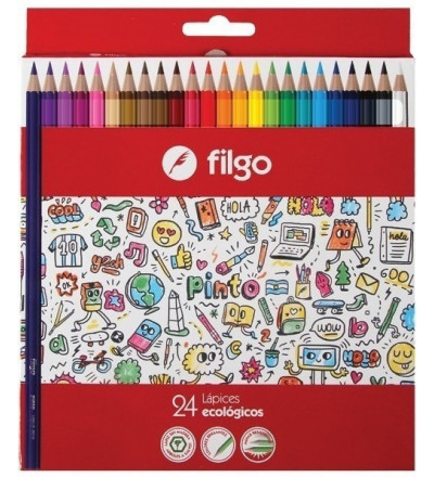 LAPIZ DE COLOR FILGO X 24 UNIDADES