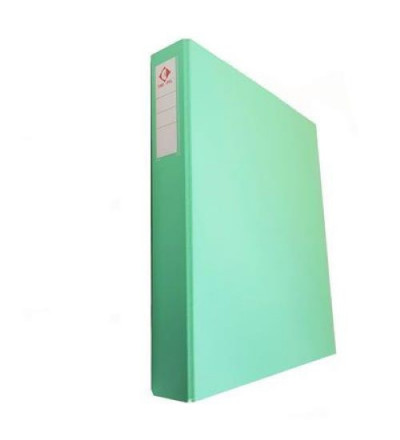 CARPETA A4 THE PEL PVC PASTEL VERDE