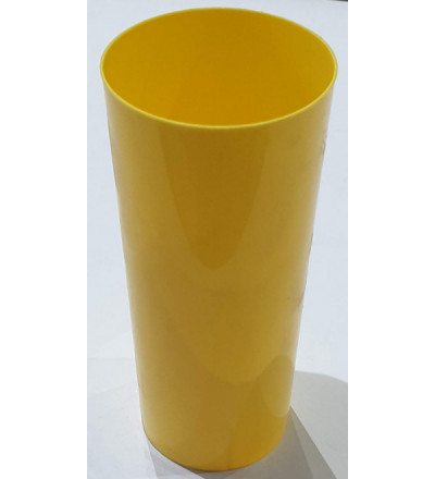 VASO TRAGO LARGO AMARILLO *C/U