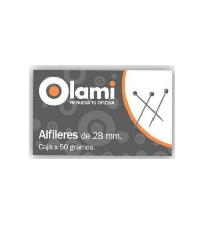 ALFILERES OLAMI 28MM X 50 GR