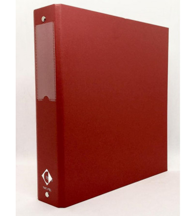 CARPETA 3X40 THE PEL PVC ROJO