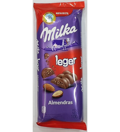 MILKA LEGER 100 GR. ALMENDRA