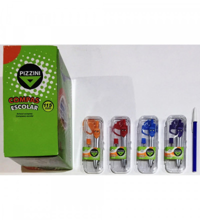 COMPAS PIZZINI METAL CON MINA
