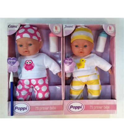 MUNECA POPPI PRIMER BEBE CON SONIDO