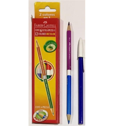 LAP FABER BICOLOR X 6