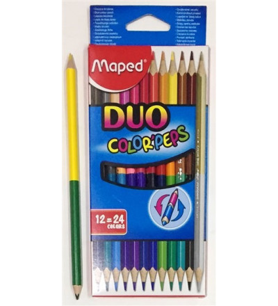 LAPIZ MAPED DUO X 12 UNIDADES