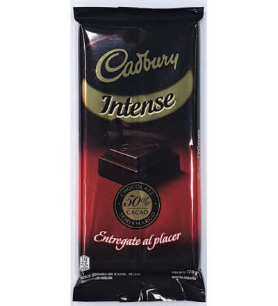 CHOCOLATE CADBURY INTENSE X 162 GR