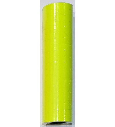 ROLLO P/ETIQ FLUO X10 AMARILLO