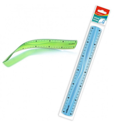REGLA FLEXIB 30 CM KEYROAD