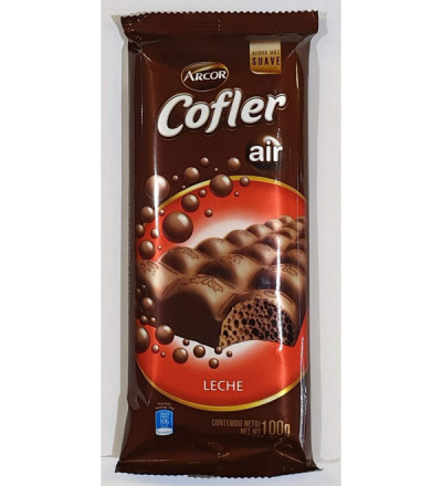 CHOCOLATE COFLER AIR LECHE X 100 GR