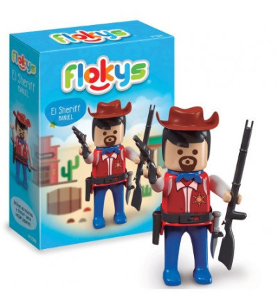 MUÑECO FLOKYS SHERIFF 01-2000