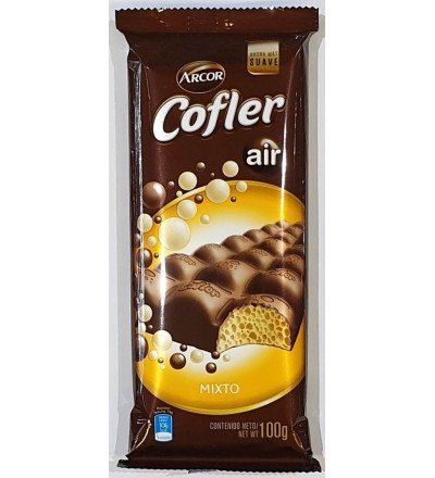 CHOCOLATE COFLER 100 GR.AIR MIXTO
