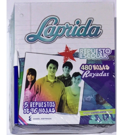 REPUESTO LAPRIDA 480 HOJAS RAYA