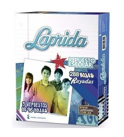 REPUESTO LAPRIDA 288 HOJAS RAYA
