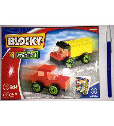 BLOCKY VEHICULOS 1 X50PZ