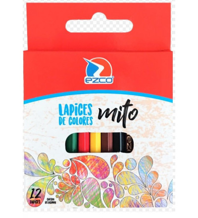 LAPIZ COLOR MITO X 12 CORTO