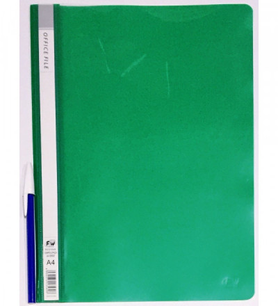 CARPETA BASE OPACA A4 VERDE. POR UNIDAD