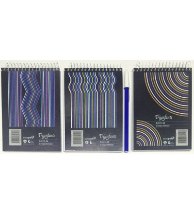 Block Triunfante A6 80 Hojas Rayado