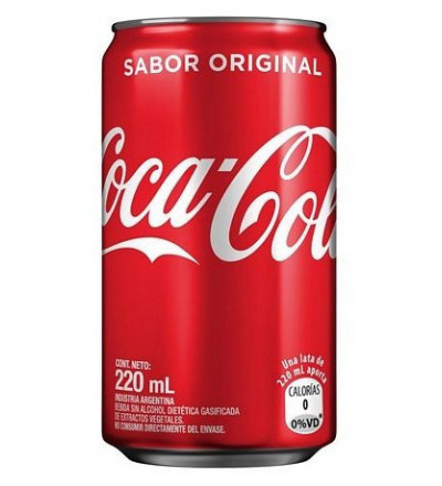 COCA LATA MINI 220 ML *C/U/