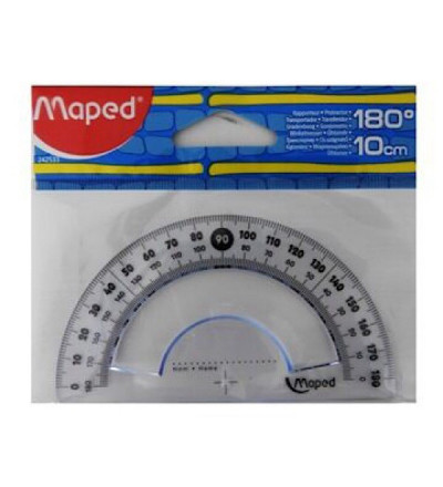 TRANSPORTADOR 180° MAPED. POR UNIDAD EN BOLSA