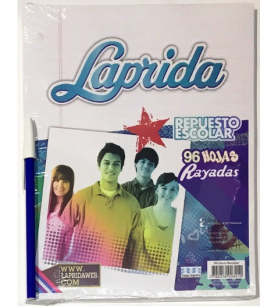 REPUESTO LAPRIDA 96 HOJAS RAYA