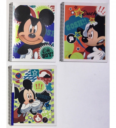CUADERNO CONVENO 16X21 42 H RAYADO DISNEY