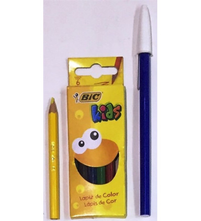 LAP BIC COLOR X 6 C