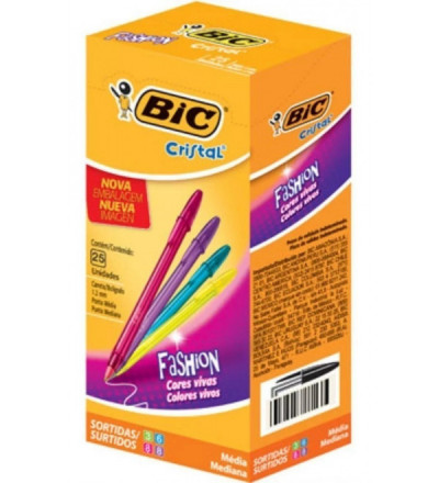 BIC FASHION SURTIDA X 25 UNIDADES