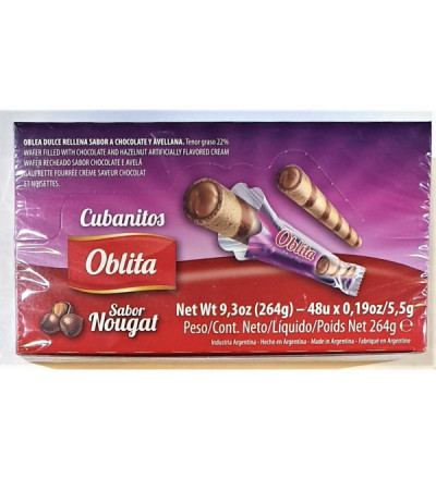 CUBANITO OBLITA X 48 U NOUGAT /